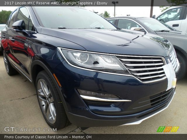 2017 Lincoln MKC Reserve AWD in Midnight Sapphire