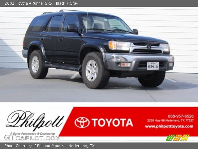 2002 Toyota 4Runner SR5 in Black