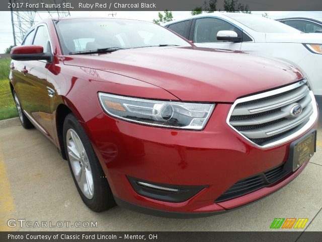 2017 Ford Taurus SEL in Ruby Red