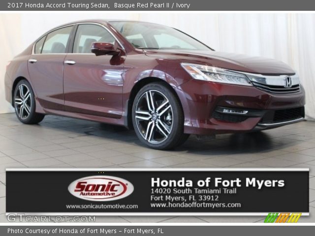 2017 Honda Accord Touring Sedan in Basque Red Pearl II