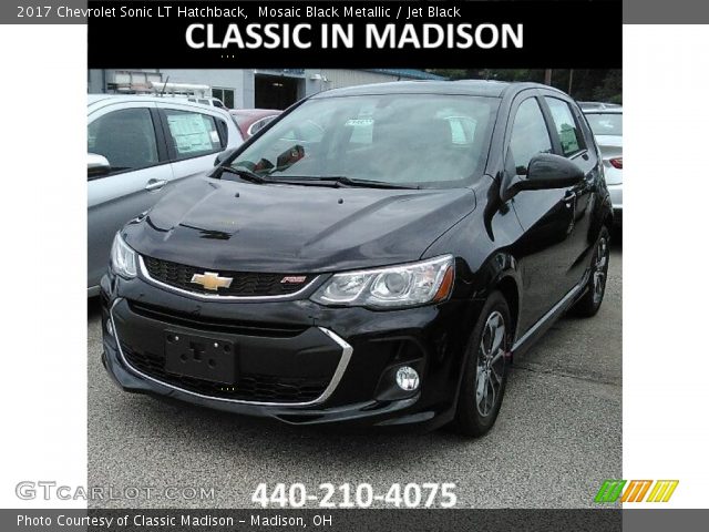 2017 Chevrolet Sonic LT Hatchback in Mosaic Black Metallic
