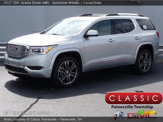 2017 GMC Acadia Denali AWD in Quicksilver Metallic