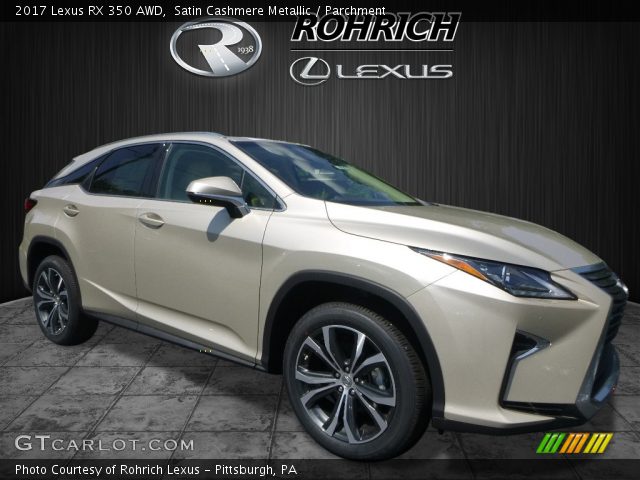 2017 Lexus RX 350 AWD in Satin Cashmere Metallic