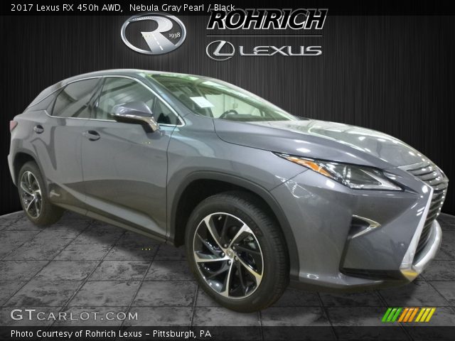 2017 Lexus RX 450h AWD in Nebula Gray Pearl