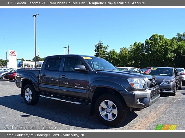 2015 Toyota Tacoma V6 PreRunner Double Cab in Magnetic Gray Metallic