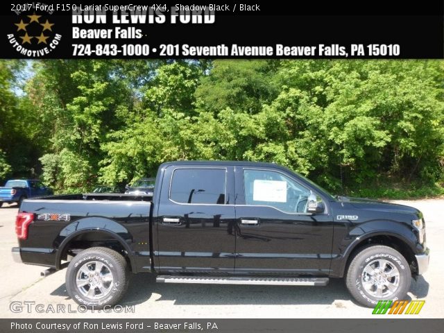 2017 Ford F150 Lariat SuperCrew 4X4 in Shadow Black