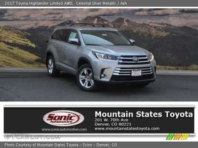 2017 Toyota Highlander Limited AWD in Celestial Silver Metallic