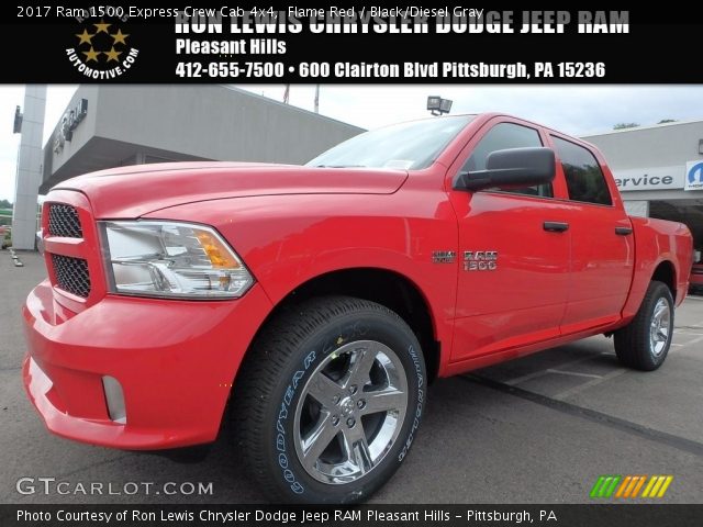 2017 Ram 1500 Express Crew Cab 4x4 in Flame Red