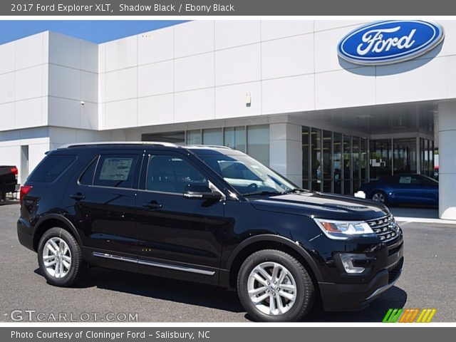 2017 Ford Explorer XLT in Shadow Black