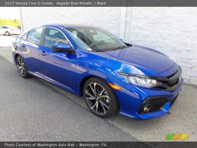2017 Honda Civic Si Sedan in Aegean Blue Metallic