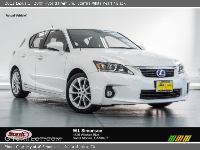 2012 Lexus CT 200h Hybrid Premium in Starfire White Pearl