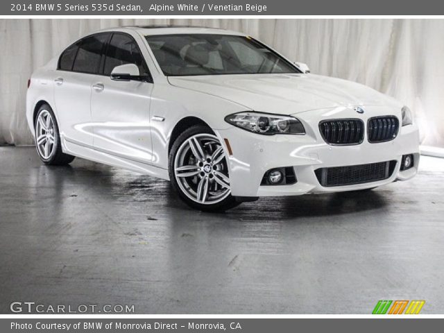 2014 BMW 5 Series 535d Sedan in Alpine White