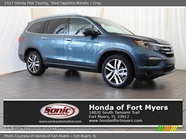 2017 Honda Pilot Touring in Steel Sapphire Metallic