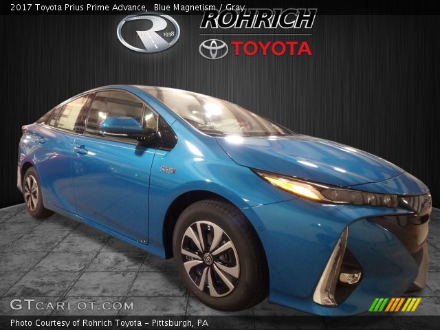 2017 Toyota Prius Prime Advance in Blue Magnetism