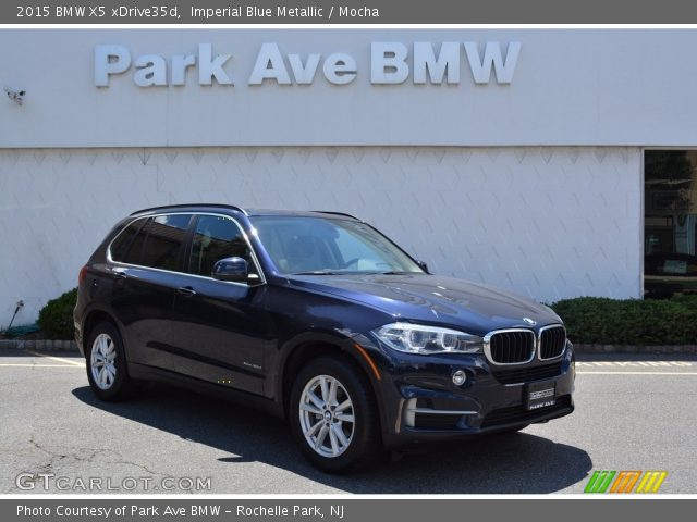 2015 BMW X5 xDrive35d in Imperial Blue Metallic