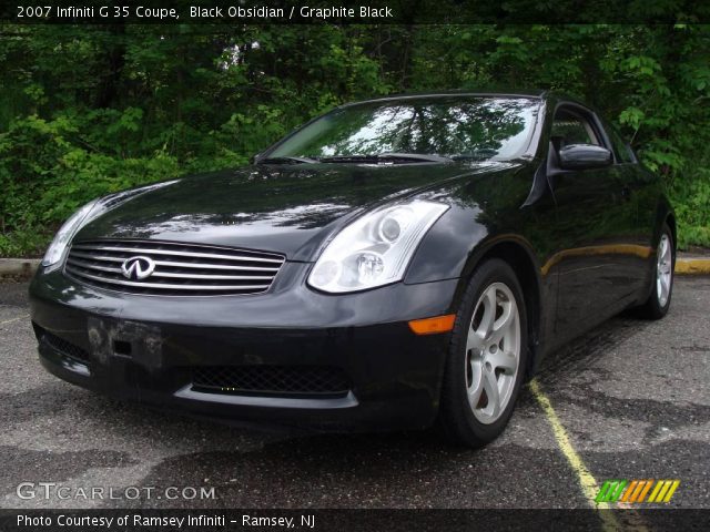 2007 Infiniti G 35 Coupe in Black Obsidian