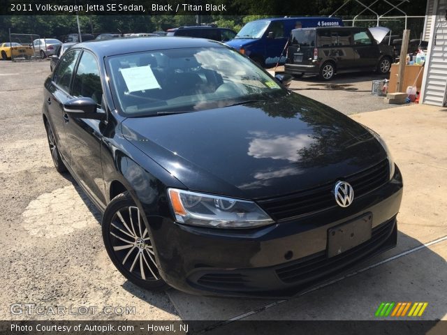 2011 Volkswagen Jetta SE Sedan in Black