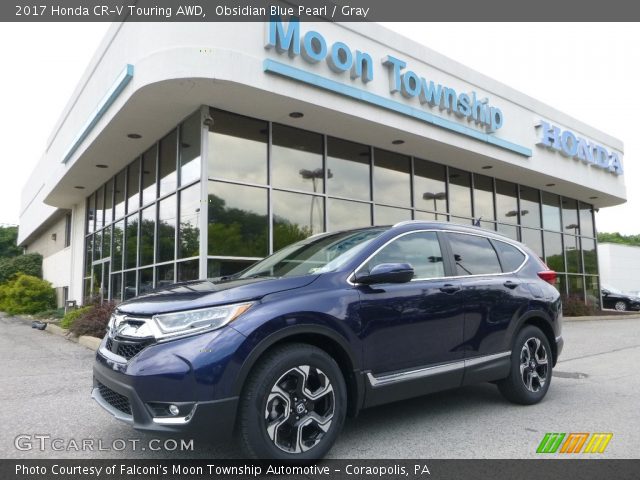 2017 Honda CR-V Touring AWD in Obsidian Blue Pearl