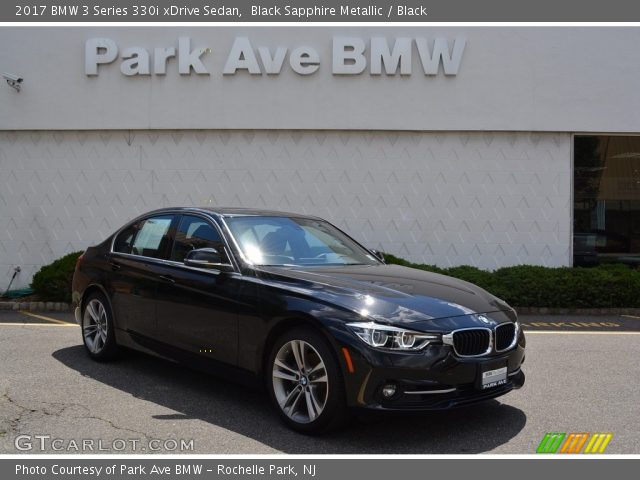 2017 BMW 3 Series 330i xDrive Sedan in Black Sapphire Metallic