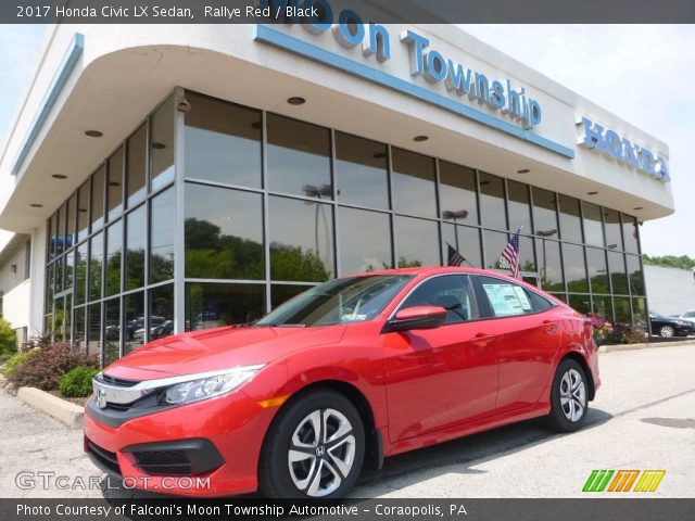 2017 Honda Civic LX Sedan in Rallye Red