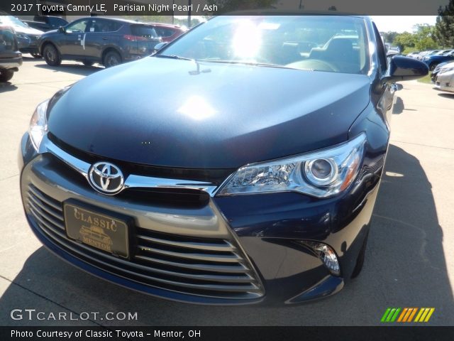 2017 Toyota Camry LE in Parisian Night Pearl