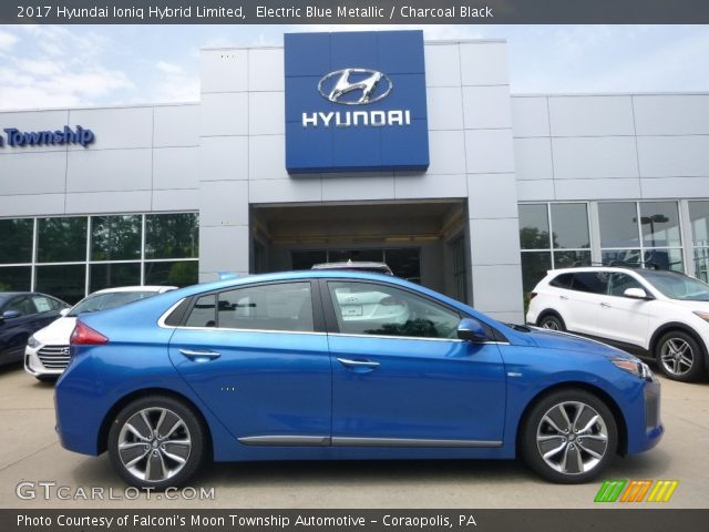 2017 Hyundai Ioniq Hybrid Limited in Electric Blue Metallic