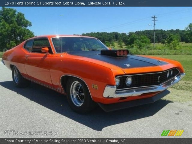 1970 Ford Torino GT SportsRoof Cobra Clone in Calypso Coral