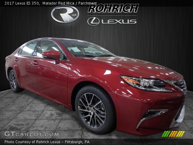 2017 Lexus ES 350 in Matador Red Mica