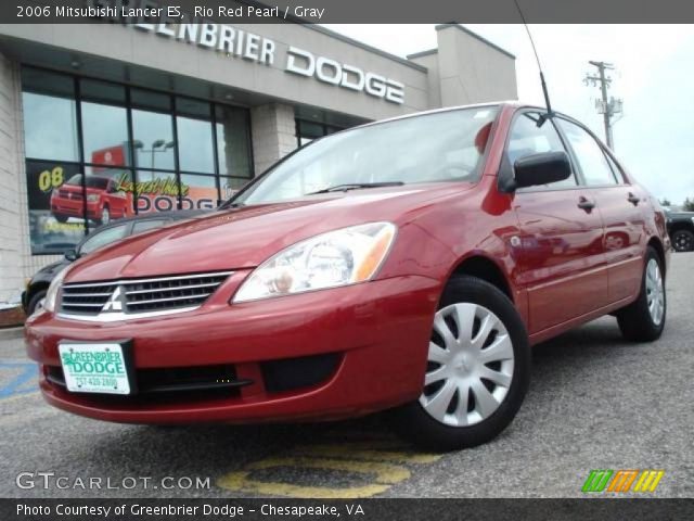 2006 Mitsubishi Lancer ES in Rio Red Pearl