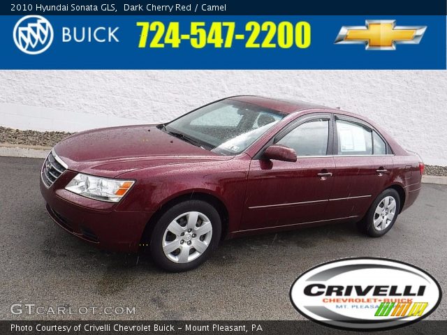 2010 Hyundai Sonata GLS in Dark Cherry Red