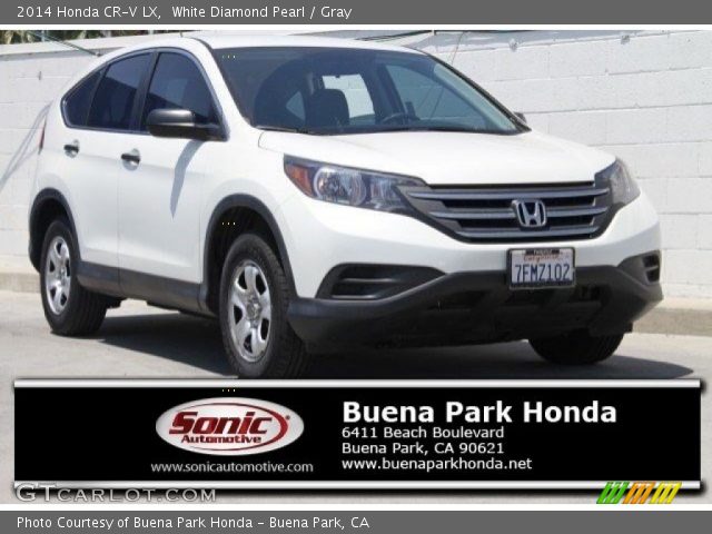 2014 Honda CR-V LX in White Diamond Pearl