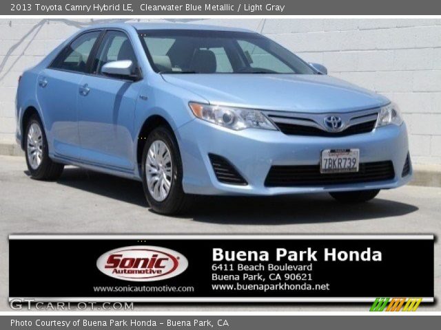 2013 Toyota Camry Hybrid LE in Clearwater Blue Metallic