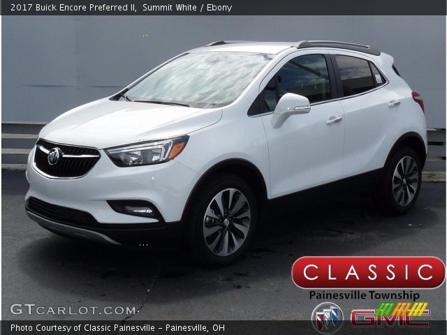 2017 Buick Encore Preferred II in Summit White