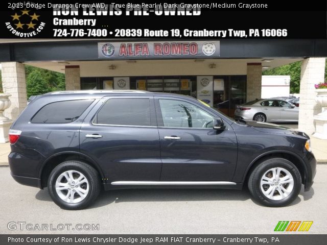 2013 Dodge Durango Crew AWD in True Blue Pearl