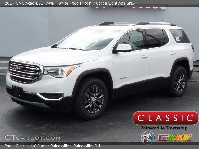 2017 GMC Acadia SLT AWD in White Frost Tricoat