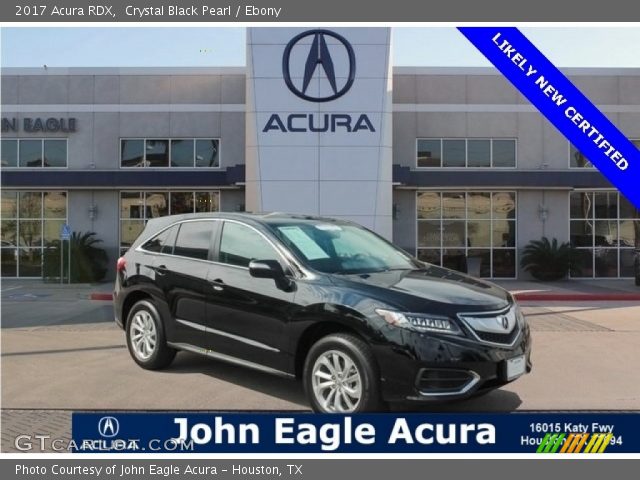 2017 Acura RDX  in Crystal Black Pearl