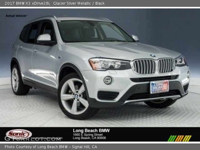 2017 BMW X3 xDrive28i in Glacier Silver Metallic
