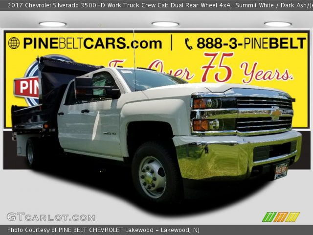 2017 Chevrolet Silverado 3500HD Work Truck Crew Cab Dual Rear Wheel 4x4 in Summit White