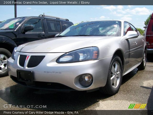 2008 Pontiac Grand Prix Sedan in Liquid Silver Metallic