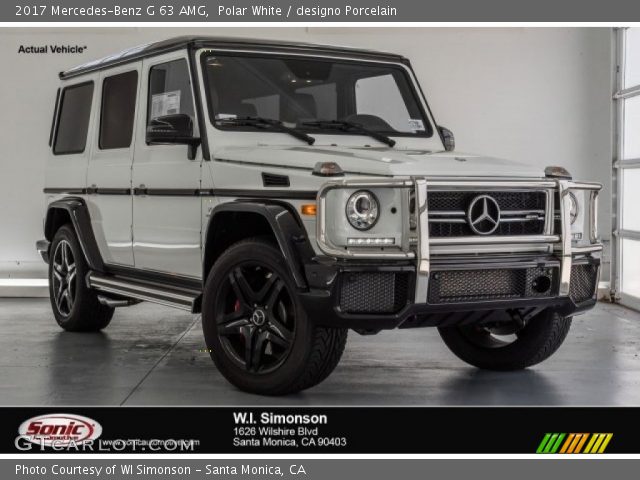 2017 Mercedes-Benz G 63 AMG in Polar White