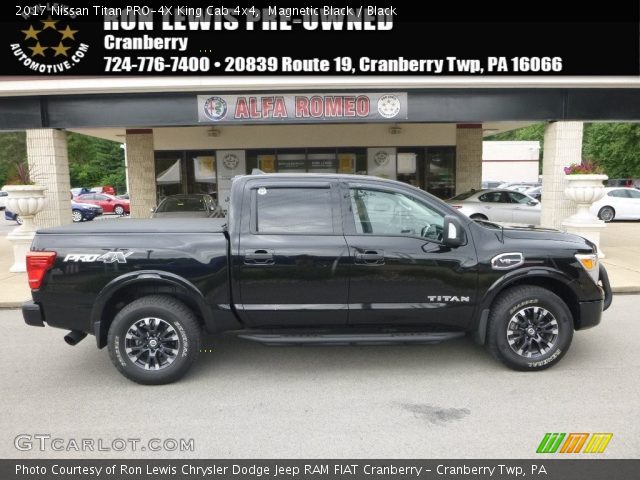 2017 Nissan Titan PRO-4X King Cab 4x4 in Magnetic Black
