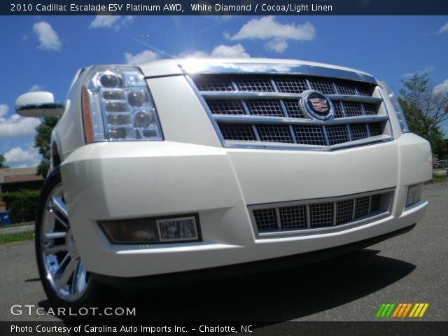 2010 Cadillac Escalade ESV Platinum AWD in White Diamond