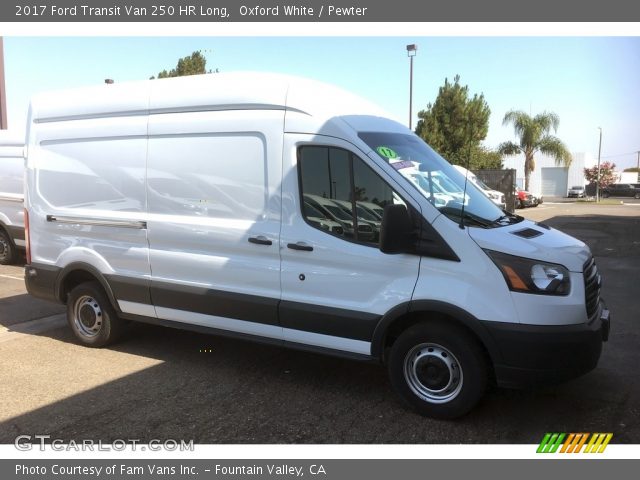 2017 Ford Transit Van 250 HR Long in Oxford White