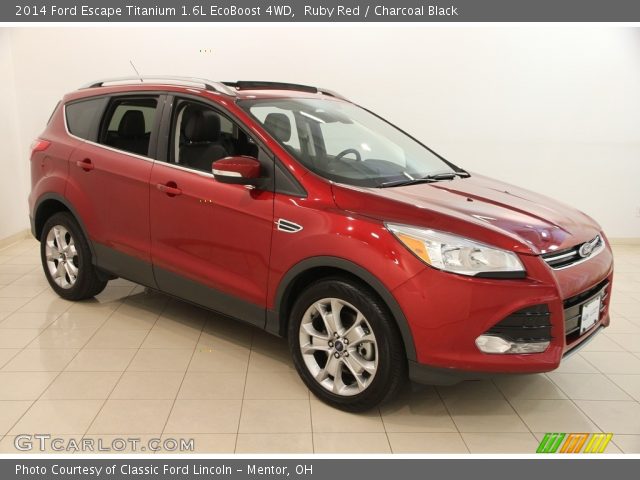 2014 Ford Escape Titanium 1.6L EcoBoost 4WD in Ruby Red