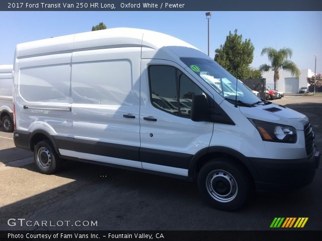 2017 Ford Transit Van 250 HR Long in Oxford White