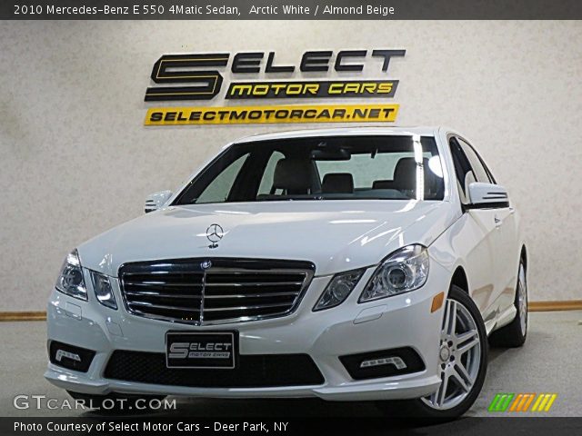 2010 Mercedes-Benz E 550 4Matic Sedan in Arctic White