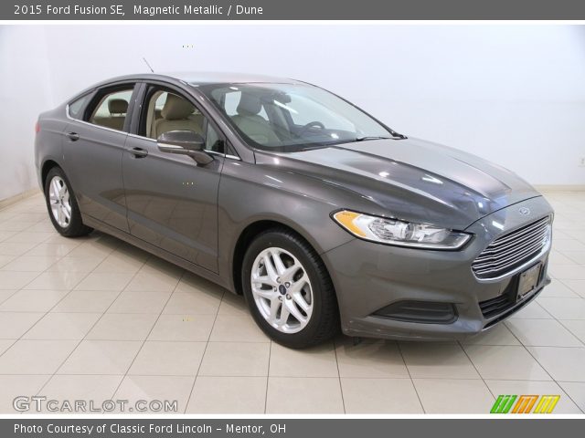 2015 Ford Fusion SE in Magnetic Metallic