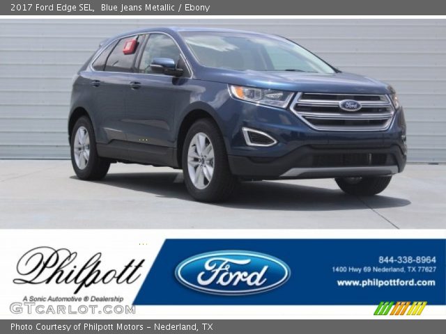 2017 Ford Edge SEL in Blue Jeans Metallic