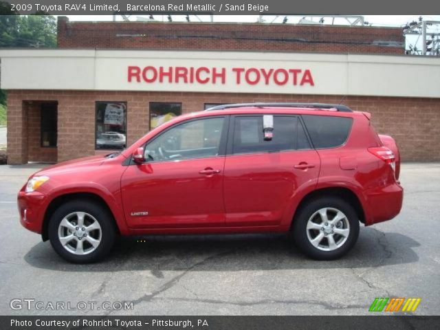 2009 Toyota RAV4 Limited in Barcelona Red Metallic