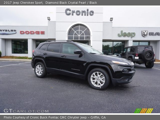 2017 Jeep Cherokee Sport in Diamond Black Crystal Pearl